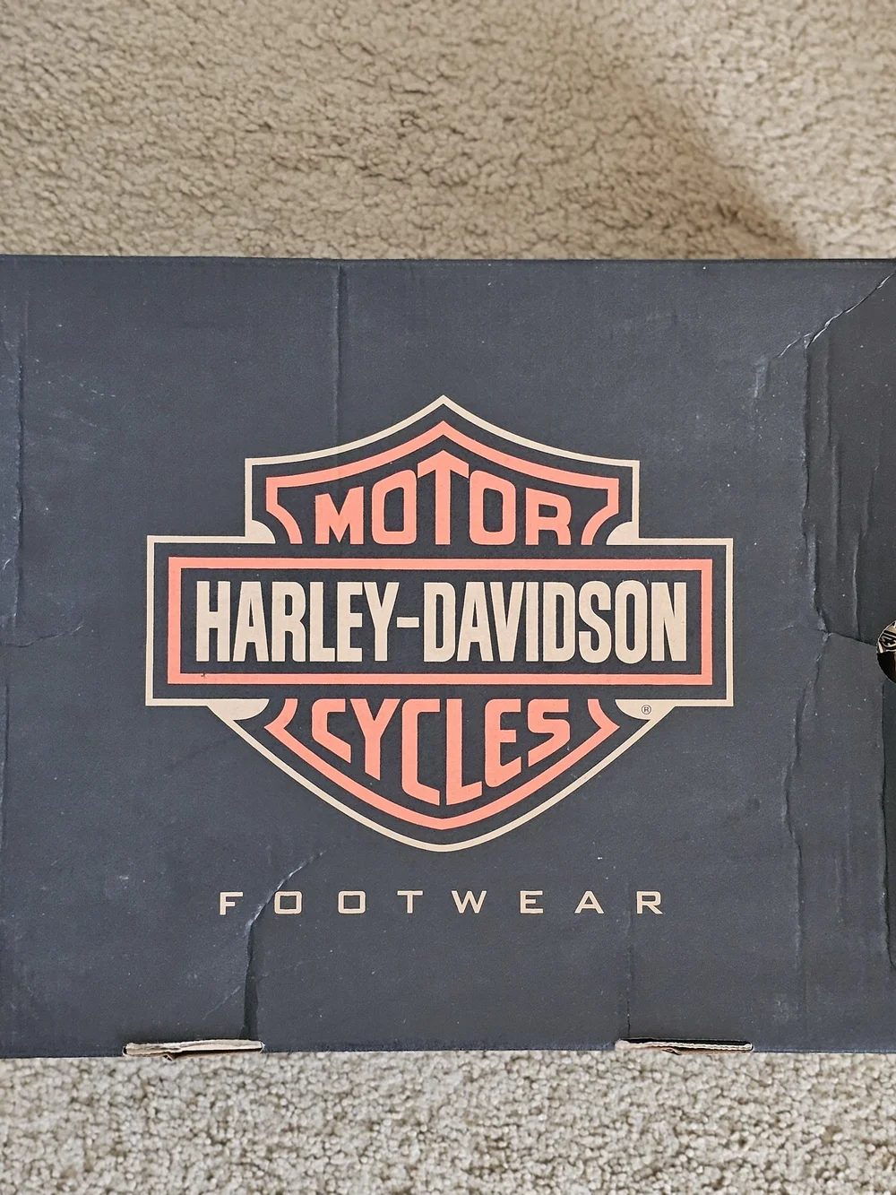 Harley-Davidson El Paso Leather Harness Motorcycle Boots Men's 13 Wide Black D94